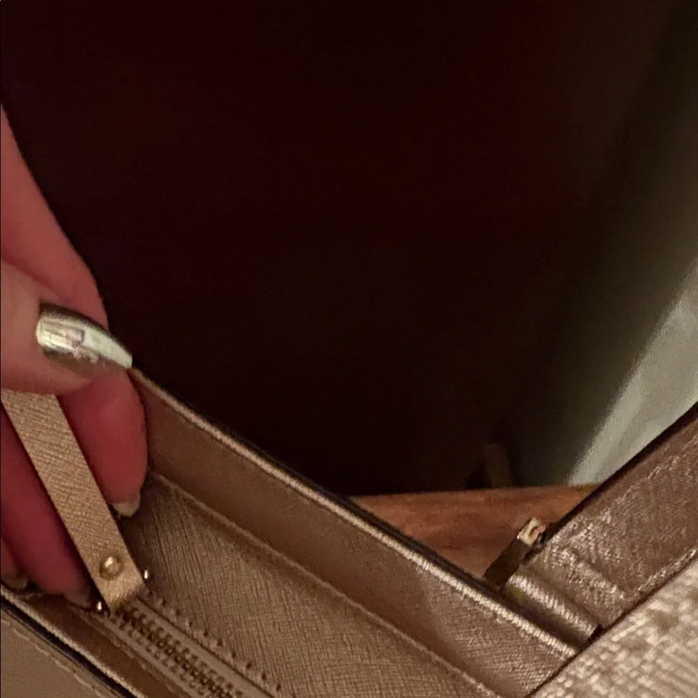 Kate Spade Rose Gold Tote Bag